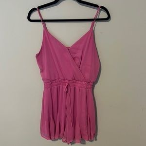 Francesca’s  Like new pink romper